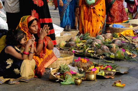 Chhath Puja Photos | Images of Chhath Puja Celebration