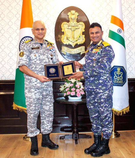 Coast Guard Chief Calls on Navy Chief
