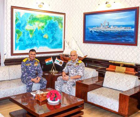 Coast Guard Chief Calls on Navy Chief