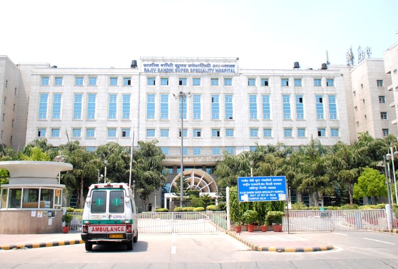 A view of Rajiv Gandhi Super Speciality Hospital 2nd day of lockdown ...
