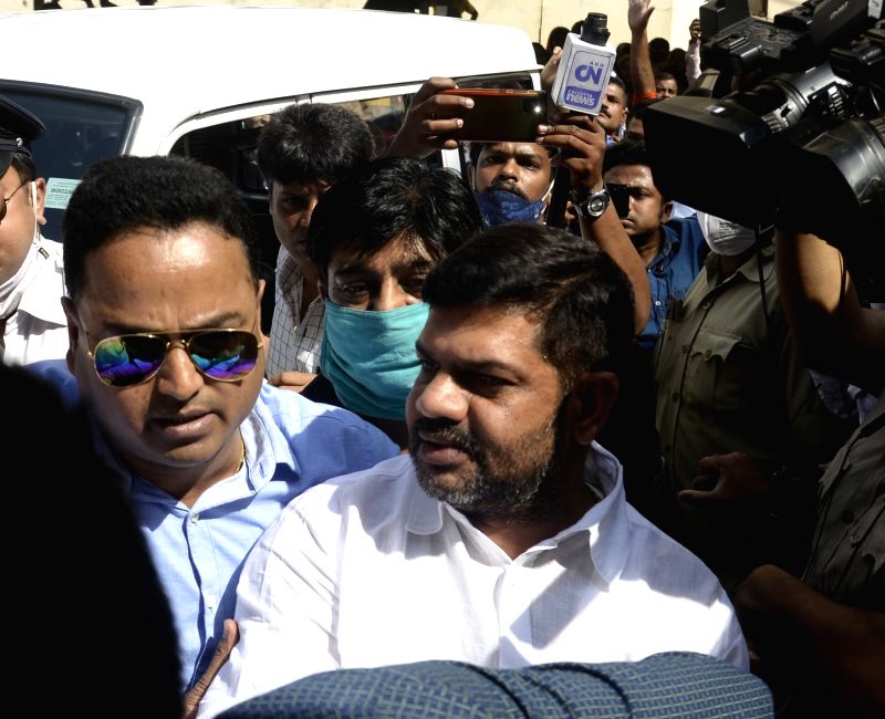 BJP leader Rakesh Singh was produced at local court in Kolkata on ...