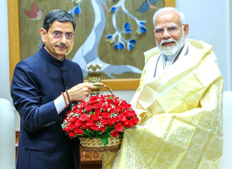 Governor of Tamil Nadu R. N. Ravi calls on Prime Minister Narendra Modi