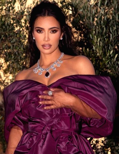 American actress Kim Kardashian