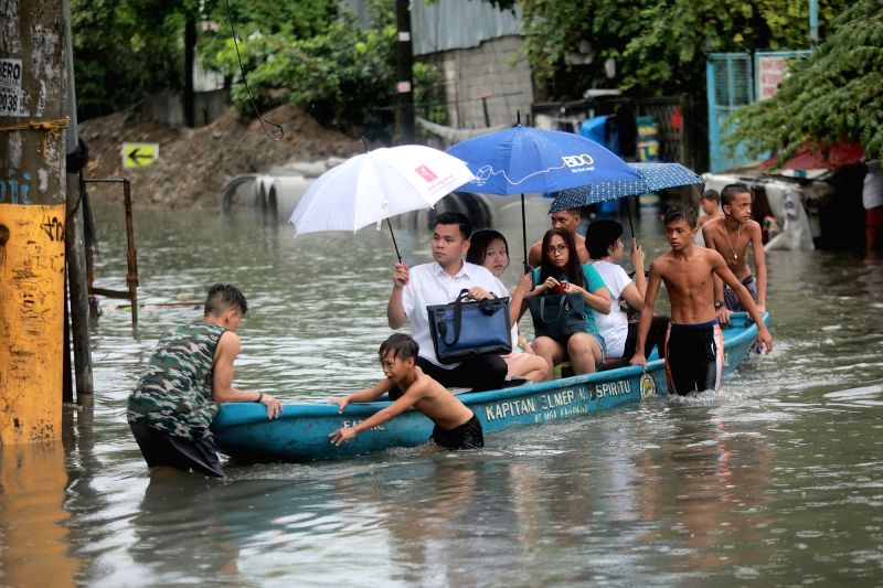 PHILIPPINES-MAKATI CITY-TROPICAL STORM-FLOOD