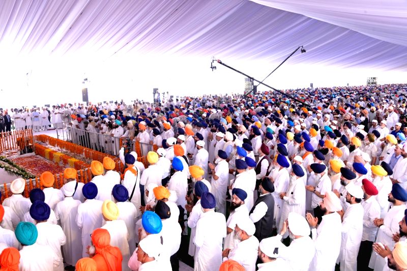 Sri Muktsar Sahib: Gathering during the 'Antim Ardas' the former CM of ...