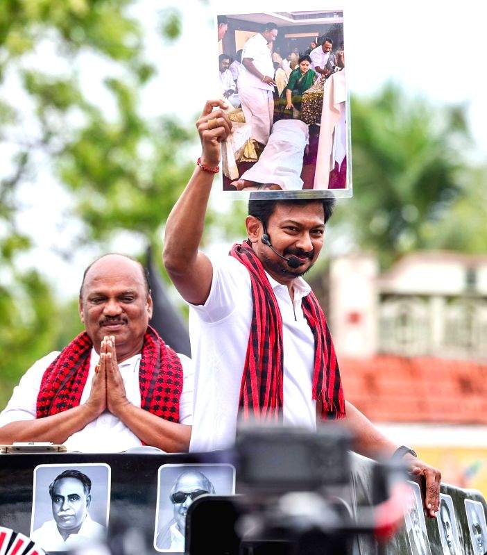 Udhayanidhi Stalin Campaigns for DMK Candidate