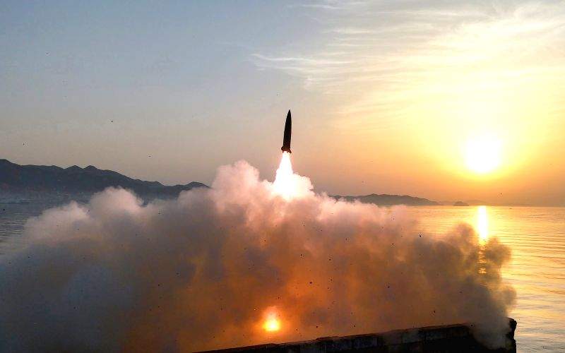 Iran launches missiles at