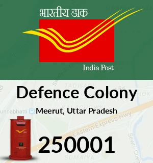 Defence Colony Pin Code, Meerut, Uttar Pradesh