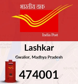 Lashkar Pin Code, Gwalior, Madhya Pradesh