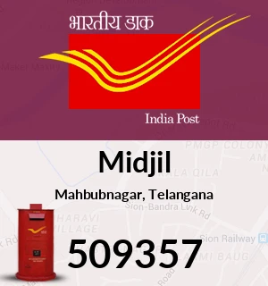 Midjil Pin Code Midjil Pin Code, Mahbubnagar, Telangana