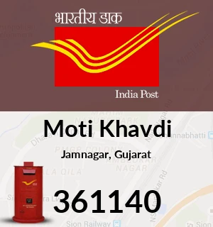 Moti Khavdi Pin Code, Jamnagar, Gujarat