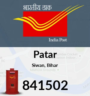 Patar Pin Code, Siwan, Bihar