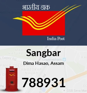 Sangbar Pin Code, Dima Hasao, Assam